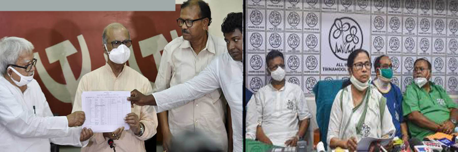 সংযুক্ত মোর্চা ও তৃনমুল কংগ্রেসের প্রার্থী তালিকা। তারপর ??