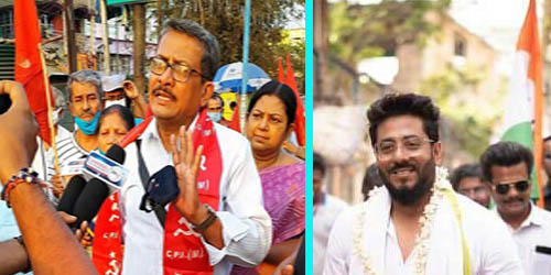 নির্বাচন, ২১,  বারাকপুরে বাম প্রার্থী ডঃ দেবাশীষ ভৌমিকের বিরুদ্ধে  বহিরাগত অভিযোগ নেই