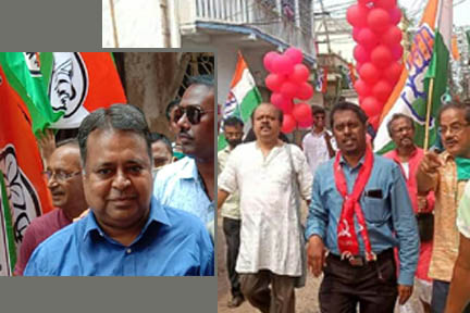 নজর কেড়েছেন দেবজ্যোতি খড়দহে বাম যুব প্রার্থী।  বিরুদ্ধে  কাজল সিনহা শিলভদ্র দত্ত।