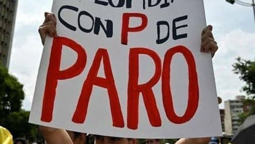 কলম্বিয়ায় দেশজুড়ে ধর্মঘট ৫ই মে , বিভিন্ন অর্থনৈতিক দাবী নিয়ে ।