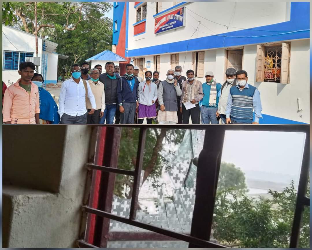 সন্দেশখালির প্রাক্তন আদিবাসী সিপিএম  বিধায়কের জাত তুলে খুনের হুমকি, বাড়ি ভাঙচুর, অভিযুক্তরা তৃণমূল।