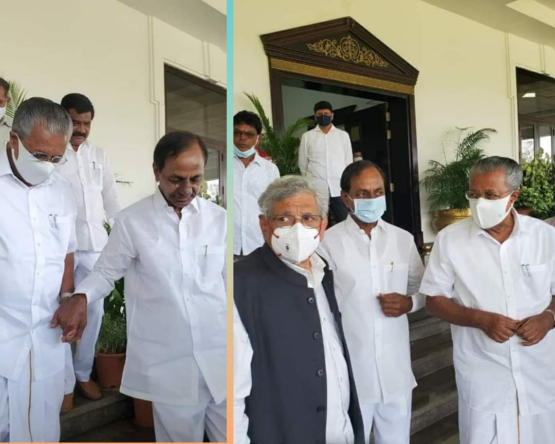 বামনেতৃত্বের সাথে তেলেঙ্গানার মুখ্যমন্ত্রীর বৈঠক : বিজেপি বিরোধী ঐক্যমঞ্চ গড়ার আহ্বান