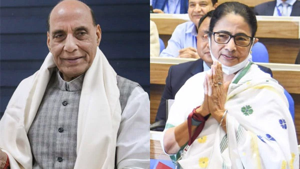 রাষ্ট্রপতি নির্বাচনে বিরোধীদের বৈঠকের মধ্যেই মমতাকে পাশে থাকতে বললেন রাজনাথ সিং