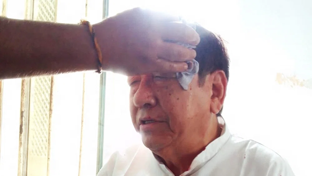 আগরতলায় কংগ্রেস জিততেই বিজেপির তান্ডবের অভিযোগ আক্রান্ত প্রদেশ সভাপতি