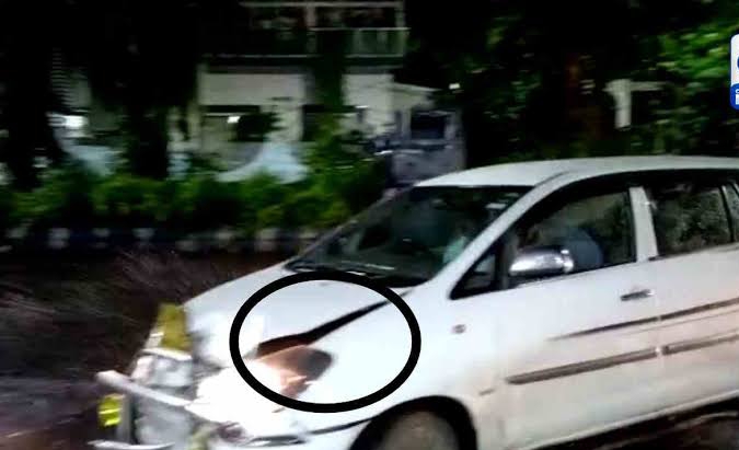 অর্পিতাকে নিয়ে যাওয়ার সময় আচমকা ইডি-র কনভয়ে ধাক্কা অন্য গাড়ির