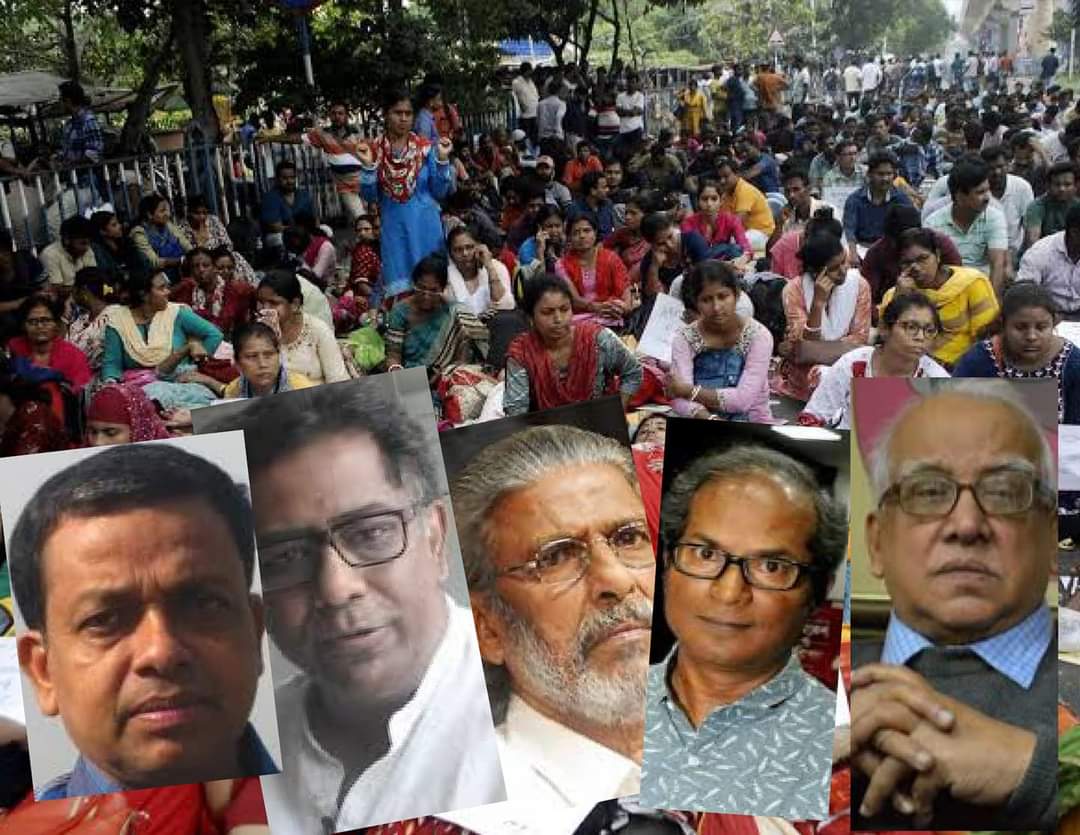 ‘দীর্ঘদিন অবিচারের শিকার, ওদের উপর পুলিশ একটু দয়ামায়া দেখাল না’; সরব পবিত্র, রুদ্রপ্রসাদ, চন্দন কমলেশ্বররা