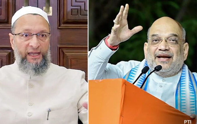 তেলেঙ্গানায় অমিত শা - ওয়েইসির অর্থহীন বিতর্ক বোঝাপড়ার অভিযোগ কংগ্রেসের