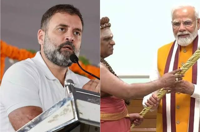 সংসদের উদ্বোধন না রাজ্যাভিষেক?  প্রধানমন্ত্রীকে কটাক্ষ রাহুলের