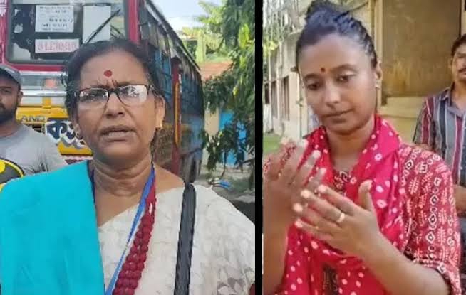 ছাত্রী নেত্রী দীপ্সিতা ধরের মাকে চড় মারল তৃণমূল সমাজবিরোধীরা