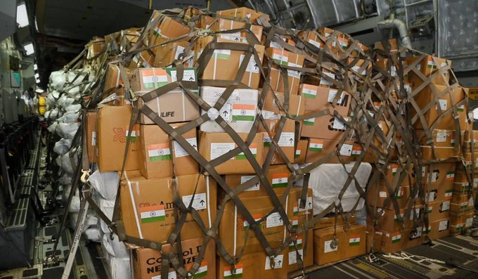 মিশরের মাধ‍্যমে গাজায় সাড়ে ৩৮ টন ত্রাণ পাঠাল ভারত