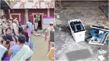 মণিপুরে প্রথম দফার ভোটে চলল গুলি, ভাঙচুর ইভিএম মেশিন