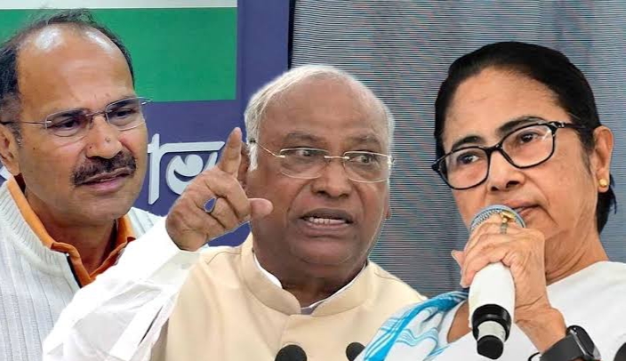 খাড়গের হুঁশিয়ারি সত্ত্বেও অধীর তীব্র তৃণমূল বিরোধিতায় অনড়