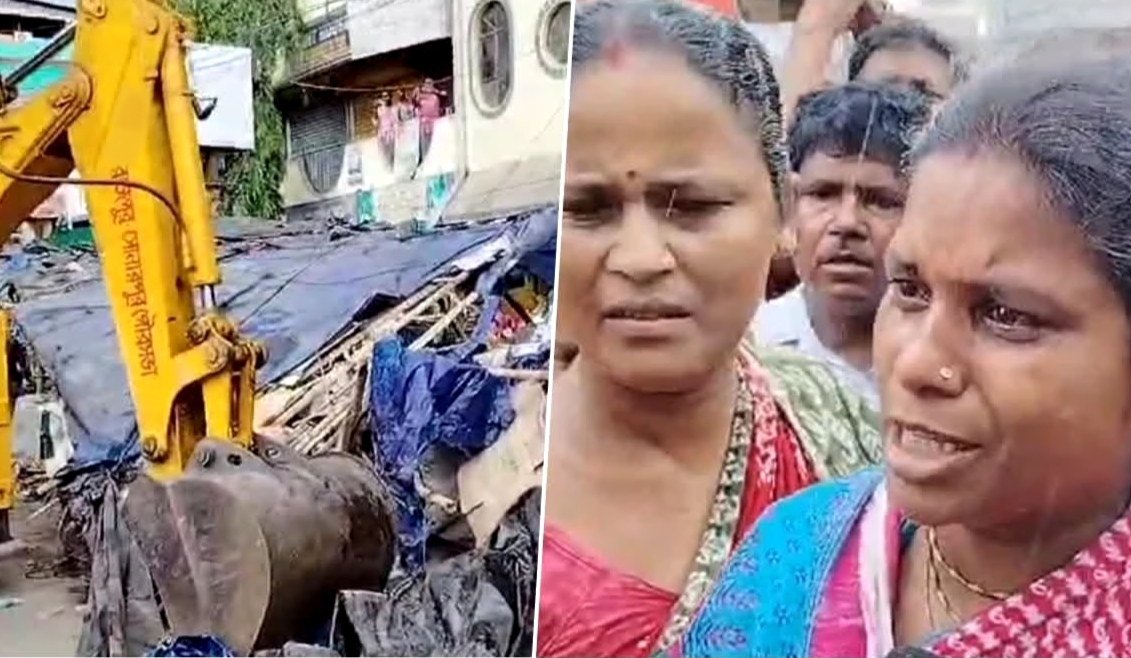 'লক্ষ্মীর ভাণ্ডার চাই না, খেটে খেতে চাই'; উচ্ছেদে সোনারপুরের মহিলারা