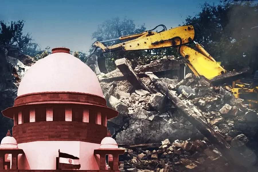 'বুলডোজারে অপরাধীর বাড়ি ভাঙা  নৈরাজ্যের লক্ষণ', সুপ্রিম কোর্টের তীব্র নিন্দা