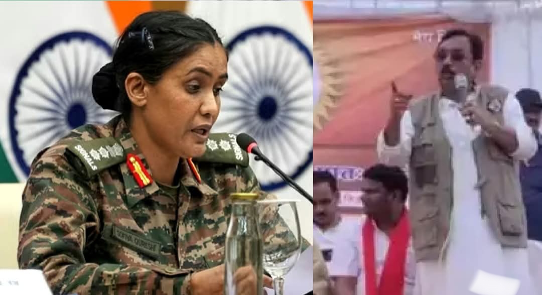 বিজেপি মন্ত্রী বললেন কর্নেল সোফিয়া কুরেশি জঙ্গিদের বোন, চারদিকে ছি ছি