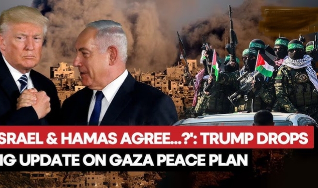 স‍্যোশাল মিডিয়ায় ট্রাম্পের ঘোষনা ইসরায়েল.-হামাস প্রথম পর্যায় চুক্তি স্বাক্ষর করেছে