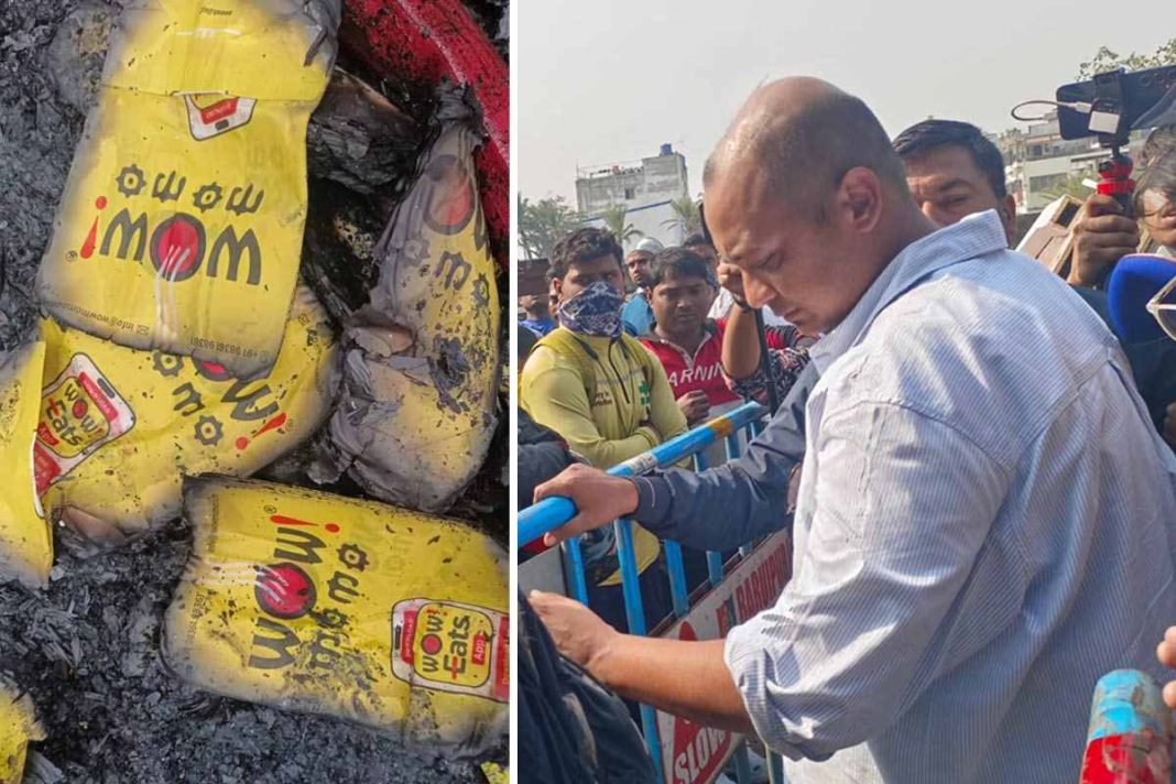 আনন্দপুর ওয়াও মোমো অগ্নিকাণ্ডে নিহত ১৬ শ্রমিক, দায় কে নেবে ?