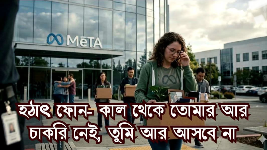 AI আছে "কাল থেকে আর আসতে হবে না" ৮০০০ কর্মী ছাঁটাই এর পথে Meta, লিঙ্কডইন