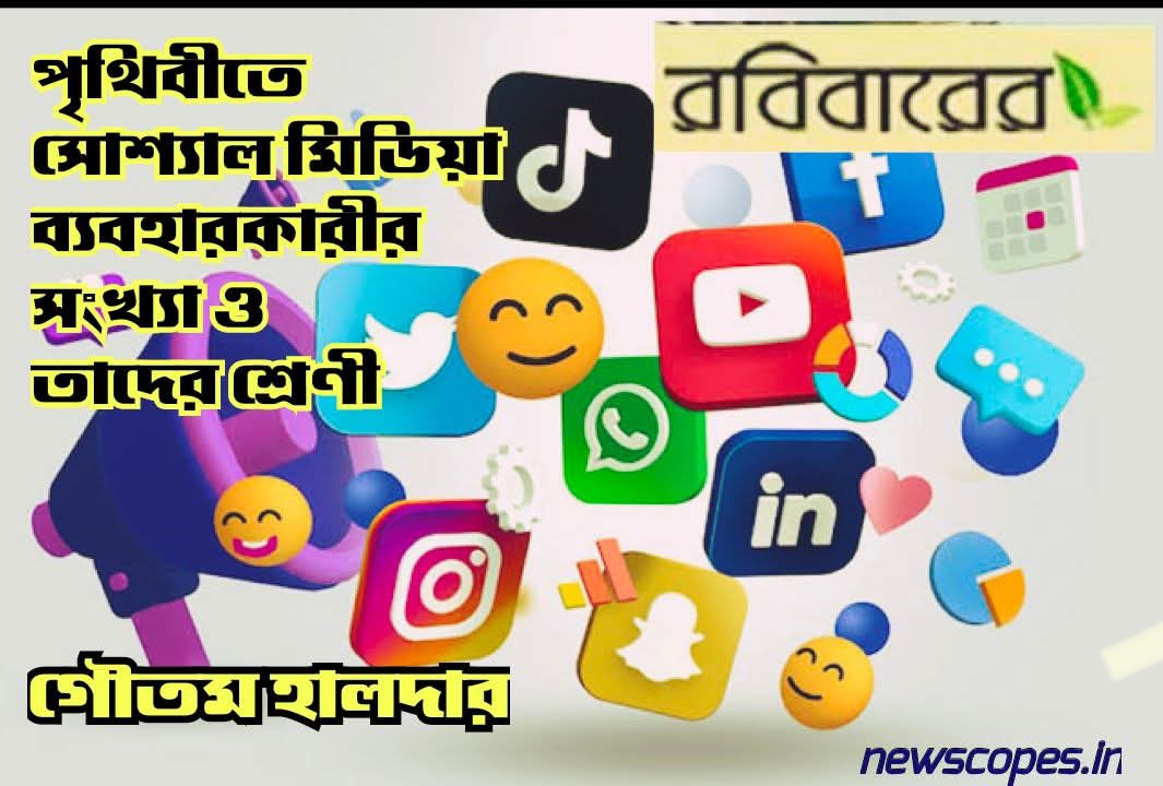 পৃথিবীতে সোশ্যাল মিডিয়া ব্যবহারকারীর সংখ্যা ও তাদের শ্রেণী